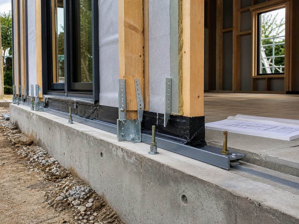 Seismic foundation and anchorage detail for permanent rehousing dwellings