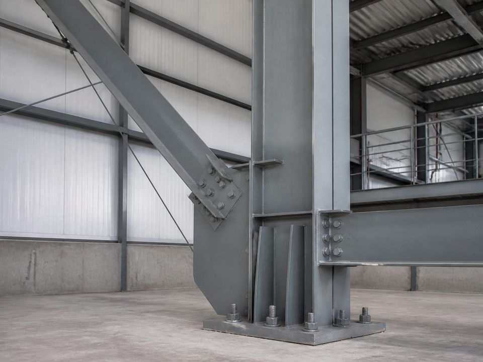 Fabricated structural steel members and bolted connections prepared for controlled erection